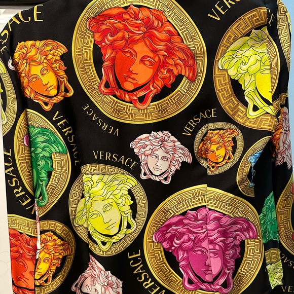 Medusa Amplified Silk Button-up long sleeve black size 36 - Picture 3 of 6